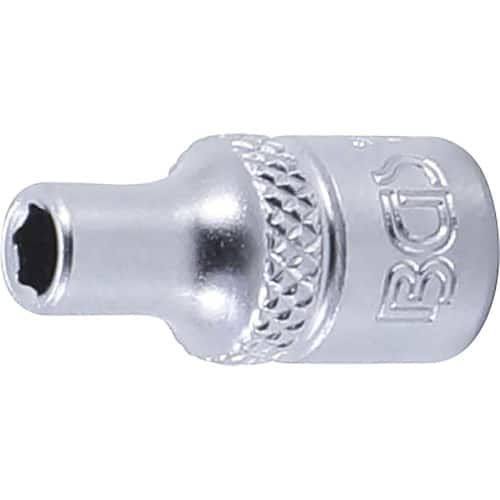 Douille pour Clé Six Pans 6,3 mm (1/4) - 4 mm - Acier Résistant - Précision et Durabilité, Zones Difficiles - D-Work