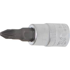 Douille à Embouts Cruciforme PZ2 6,3 mm (1/4) - Précision et Compatibilité, Acier, Pro - D-Work