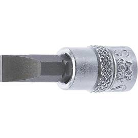 Douille à Embouts 6,3 mm (1/4 ) Fente 7 mm - Acier Résistant - Précision et Durabilité - BGS