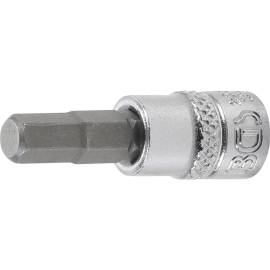 Douille à Embouts 6,3 mm (1/4 ) - Six Pans Intérieurs 6 mm - Précision et Robustesse - BGS