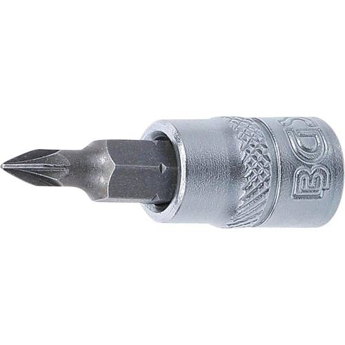 Douille à Embouts 6,3 mm (1/4) Cruciforme PZ0 - Précision et Compatibilité, Acier - D-Work