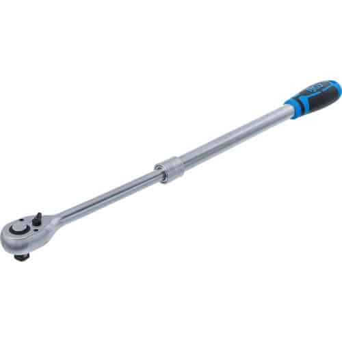 Cliquet Réversible Extensible 12,5 mm (1/2) - 455 à 595 mm - Extra L., Précis et Polyvalent, Acier - D-Work