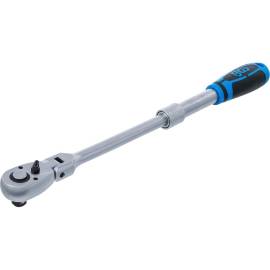 Cliquet Réversible Extensible 12,5 mm (1/2) 350-490 mm - Inox, Inclinable - Précision et Confort d Utilisation - D-Work