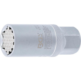 Douille Universelle 10 mm (3/8) - 9 à 21 mm - Acier Résistant - Polyvalence et Précision, Pro - D-Work