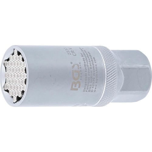 Douille Universelle 10 mm (3/8 ) - 9 à 21 mm - Acier Résistant - Polyvalence et Précision - BGS