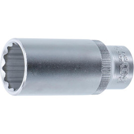 Douille pour Clé à Douille Injecteurs Diesel 12,5 mm (1/2 ) 27 mm - Acier Résistant - Précision et Durabilité - BGS