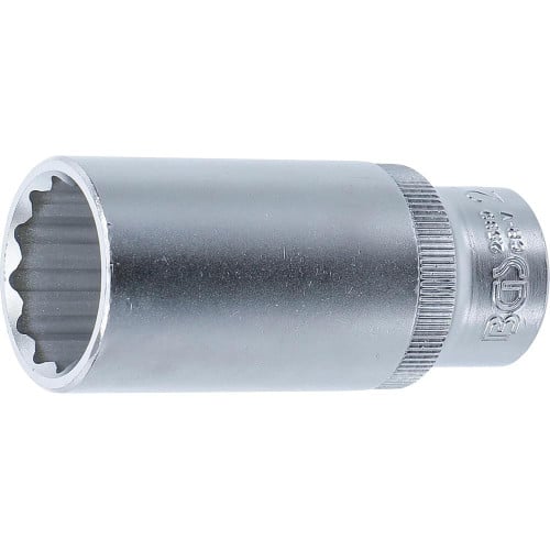 Douille pour Clé à Douille Injecteurs Diesel 12,5 mm (1/2 ) 27 mm - Acier Résistant - Précision et Durabilité - BGS