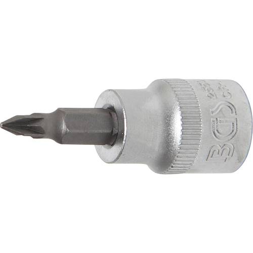 Douille à Embouts 10 mm (3/8) Cruciforme PZ1 - Précision et Robustesse, Acier - D-Work