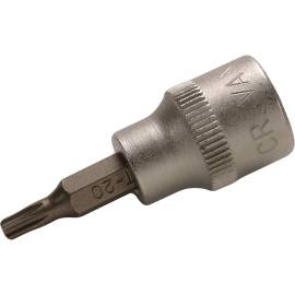 Douille à Embouts 10 mm (3/8 ) Profil T Torx T20 - - Précision et Robustesse - BGS