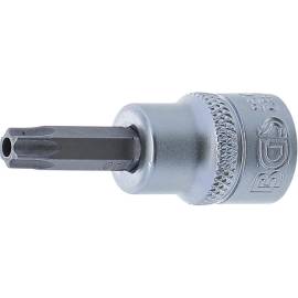 Douille à Embouts 10 mm (3/8 ) Profil T Torx avec Perçage T40 - - Précision et Durabilité - BGS
