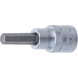 Douille à Embouts 10 mm (3/8) - Six Pans Intérieurs 6 mm - Précision et Robustesse, Acier, Pro - D-Work