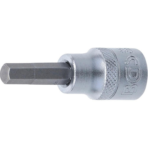 Douille à Embouts 10 mm (3/8) - Six Pans Intérieurs 6 mm - Précision et Robustesse, Acier, Pro - D-Work