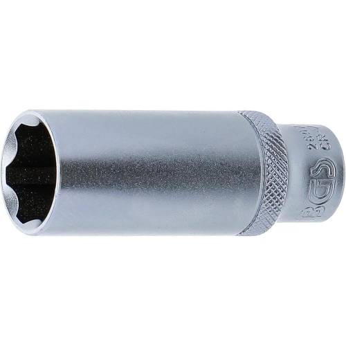 Douille pour Clé Super Lock Longue 10 mm (3/8) - 17 mm - Précision et Durabilité, Acier, Zones Difficiles - D-Work