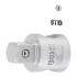 Adaptateur de Poignée Coulissante 20 mm (3/4) - Rallonges Compatibles - Fixation Solide et Pratique - D-Work