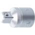Adaptateur de Clé à Douille - Femelle 12,5 mm (1/2 ), Mâle 10 mm (3/8 ) - Acier Résistant - Compatibilité et Praticité - BGS