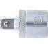 Adaptateur de Clé à Douille - Femelle 12,5 mm (1/2 ), Mâle 10 mm (3/8 ) - Acier Résistant - Compatibilité et Praticité - BGS