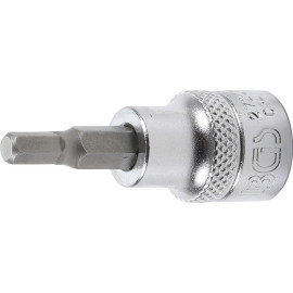 Douille à Embouts 10 mm (3/8 ) - Six Pans Intérieurs 3/16 - Précision et Robustesse - BGS