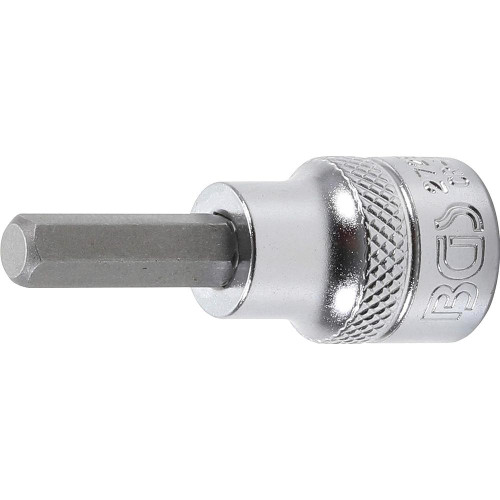 Douille à Embouts 10 mm (3/8) - Six Pans Intérieurs 1/4 - Précision et Robustesse, Acier, Pro - D-Work