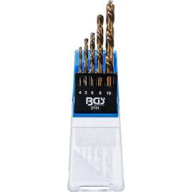 Jeu de Forets HSS Coupant à Gauche 5 Pièces - Ø5,8 mm x 17,5 cm - Acier Rapide, Précision et Durabilité - BGS