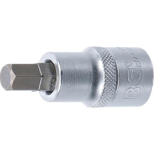 Douille à Embouts 12,5 mm (1/2 ) - Hexagone Femelle 3/8 - Précision et Robustesse - BGS