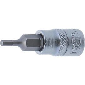 Douille à Embouts 6,3 mm (1/4 ) - Six Pans Intérieurs 3/32 - Précision et Compatibilité - BGS