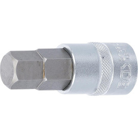 Douille à Embouts 12,5 mm (1/2 ) Hexagone Femelle 11/16 - - Précision et Robustesse - BGS