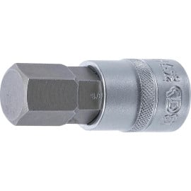 Douille à Embouts 12,5 mm (1/2 ) Hexagone Femelle 13/16 - - Précision et Robustesse - BGS