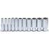 Jeu de Douilles Six Pans Longues 10 mm (3/8 ) - 11 Pièces - Acier Résistant - Précision et Durabilité - BGS