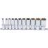Jeu de Douilles Six Pans Longues 10 mm (3/8) - 11 pcs - Acier Résistant - Précision et Durabilité - D-Work