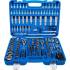 Jeu de Douilles Longues 6,3 mm (1/4) - 12 pcs, Douze Pans - Précision et Durabilité, Acier, Zones Difficiles - D-Work