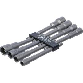 Jeu de Douilles à Choc Six Pans Extra Longues 6,3 mm (1/4) 6-13 mm - 8 pcs - Compatible Perceuses, Résistantes et Prat - D-Work