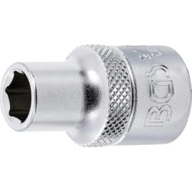 Douille pour Clé Six Pans 12,5 mm (1/2 ) - 3/8 , Acier Résistant - Précision et Durabilité - BGS