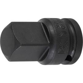 Adaptateur de Clé à Douille à Choc - Femelle 12,5 mm (1/2), Mâle 20 mm (3/4) - Acier Résistant - Adaptation - D-Work
