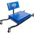 Siège d Atelier Extra-plat à Roulettes - 38,4x13,7x80,6 cm - Confort et Mobilité Optimale - BGS