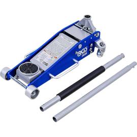 Cric Rouleur Hydraulique 2,5 t - Aluminium et Acier - Construction Robuste et Maniabilité Optimale - BGS