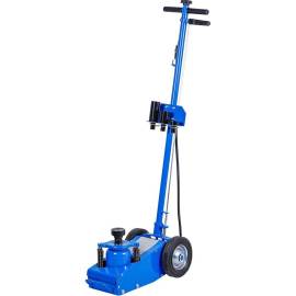 Cric Hydraulique-Pneumatique Mobile 22 t - 323 x 378 x 664 mm - Puissant et Pratique pour Levage Sécurisé - D-Work