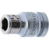 Adaptateur avec Bille de Retenue 12,5 mm (1/2 ) - Six Pans Intérieurs 10 mm (3/8 ) - Fixation Sécurisée et Pratique - BGS