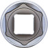 Douille pour Clé Six Pans 12,5 mm (1/2) - 24 mm - Acier Résistant - Usage Professionnel, Cliquet 1/2 - D-Work