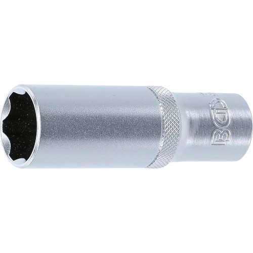 Douille pour Clé Super Lock Longue 12,5 mm (1/2) - 19 mm - Précision et Robustesse, Acier, Zones Difficiles - D-Work