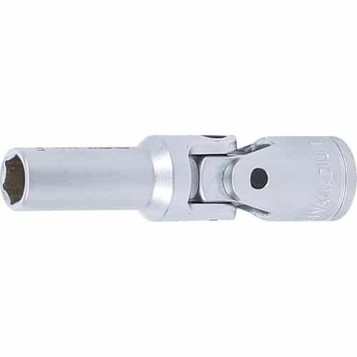 Douille Articulée de Bougie Hexagonale 10 mm (3/8 ) - 9 mm Précision et Accessibilité - BGS