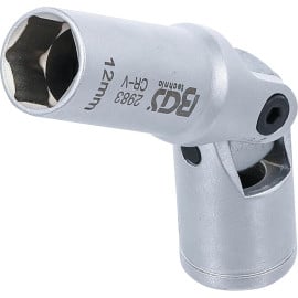 Douille Articulée de Bougie Hexagonale 10 mm (3/8 ) - - Précision et Accessibilité - BGS