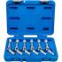 Jeu de 6 Clés Articulées pour Bougies de Préchauffe Universelles 8-16 mm, 10 mm (3/8) - Acier Résistant - Précision - D-Work