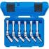 Jeu de 6 Clés Articulées pour Bougies de Préchauffe Universelles 8-16 mm, 10 mm (3/8) - Acier Résistant - Précision - D-Work