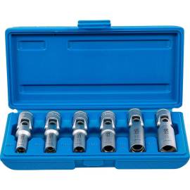 Jeu de 6 Clés Articulées pour Bougies de Préchauffe Universelles 8-16 mm, 10 mm (3/8 ) - Acier, Polyvalent et Pratique - BGS