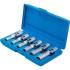 Jeu de 6 Clés Articulées pour Bougies de Préchauffe Universelles 8-16 mm, 10 mm (3/8 ) - Acier, Polyvalent et Pratique - BGS