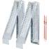 Jeu de Rampes Pliables 2 pcs - 343 x 291 x 604 mm - Acier Robuste - Chargement Facile et Sécurisé - D-Work