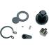 Roue de Rechange pour Art. 2995 - 14,2 x 9,4 x 3,6 cm - Plastique, Résistante et Pratique - D-Work