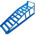 Rampe de Levage 1 pcs 83,6 x 30,5 x 26,8 cm - Acier Robuste - Levage Sécurisé et Pratique, Pro - D-Work