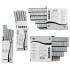 Assortiment Agrafes, Boulons et Clous 600 Pièces - Acier, Mixte - Fixation Polyvalente et Pratique - BGS