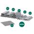 Assortiment Agrafes, Boulons et Clous 600 Pièces - Acier, Mixte - Fixation Polyvalente et Pratique - BGS